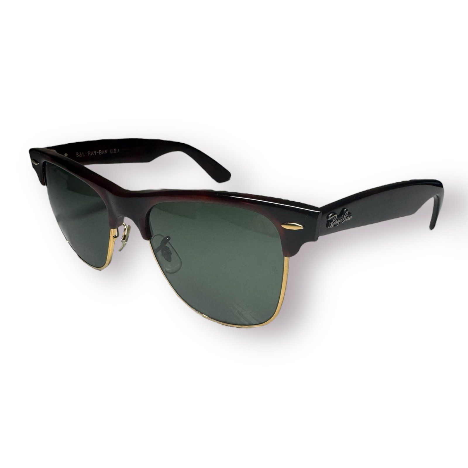 Ray-Ban B&L Wayfarer Max Sunglasses Tortoise Frames Vintage Usa Rare